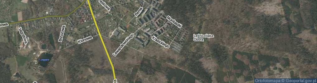 Zdjęcie satelitarne Krasickiego Janka ul.